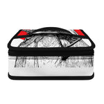 Japanese Samurai Girl Print Small Lunch Bag