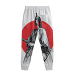 Japanese Samurai Girl Print Sweatpants