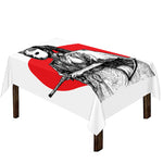 Japanese Samurai Girl Print Tablecloth