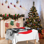 Japanese Samurai Girl Print Tablecloth