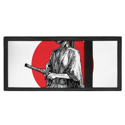 Japanese Samurai Girl Print Trifold Wallet