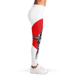 Japanese Samurai Girl Print Women's Leggings