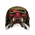 Japanese Samurai Helmet Print Baseball Cap