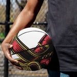 Japanese Samurai Helmet Print Basketball