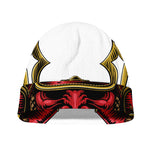 Japanese Samurai Helmet Print Beanie