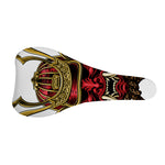 Japanese Samurai Helmet Print Bicycle Seat Cover
