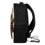 Japanese Samurai Helmet Print Casual Backpack