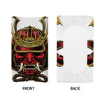 Japanese Samurai Helmet Print Changing Pad Cover