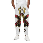Japanese Samurai Helmet Print Cotton Pants