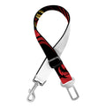 Japanese Samurai Helmet Print Dog Seat Belt