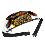 Japanese Samurai Helmet Print Fanny Pack