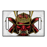 Japanese Samurai Helmet Print Golf Cart Seat Cover