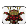 Japanese Samurai Helmet Print Laptop Sleeve