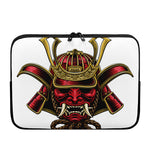 Japanese Samurai Helmet Print Laptop Sleeve