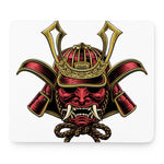 Japanese Samurai Helmet Print Mouse Pad
