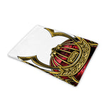 Japanese Samurai Helmet Print Pet Cooling Mat Cover