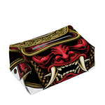 Japanese Samurai Helmet Print Rectangle Tissue Box Cover