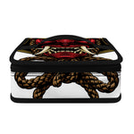 Japanese Samurai Helmet Print Small Lunch Bag