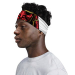 Japanese Samurai Helmet Print Sports Headband