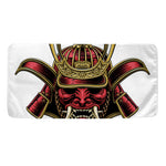 Japanese Samurai Helmet Print Towel