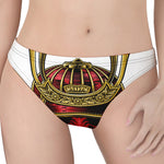 Japanese Samurai Helmet Print Women's Thong