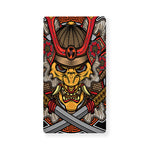 Japanese Samurai Mask Print Baby Crib Sheet