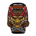 Japanese Samurai Mask Print Baby Seat Cover