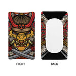 Japanese Samurai Mask Print Changing Pad Cover