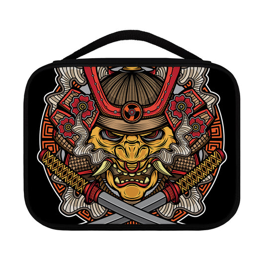 Japanese Samurai Mask Print Classic Bible Case