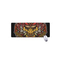 Japanese Samurai Mask Print Extended Mouse Pad