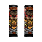 Japanese Samurai Mask Print Handle Covers