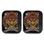 Japanese Samurai Mask Print Handle Covers