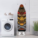Japanese Samurai Mask Print Ironing Board Cover