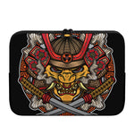 Japanese Samurai Mask Print Laptop Sleeve