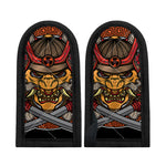 Japanese Samurai Mask Print Skillet Handle Cover
