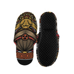 Japanese Samurai Mask Print Slippers