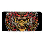 Japanese Samurai Mask Print Towel