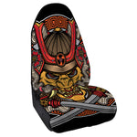 Japanese Samurai Mask Print Waterproof Car Seat Cover