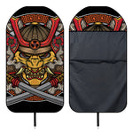 Japanese Samurai Mask Print Waterproof Car Seat Cover