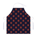 Japanese Samurai Pattern Print Adjustable Apron