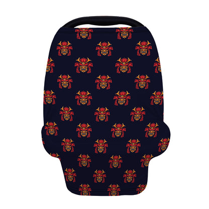 Japanese Samurai Pattern Print Baby Seat Cover