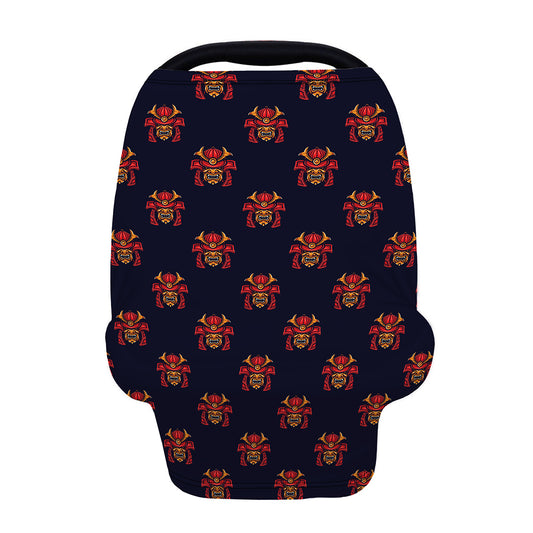 Japanese Samurai Pattern Print Baby Seat Cover