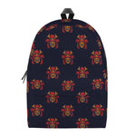 Japanese Samurai Pattern Print Backpack
