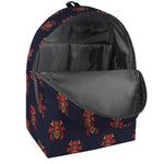 Japanese Samurai Pattern Print Backpack