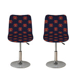 Japanese Samurai Pattern Print Bar Stool Covers
