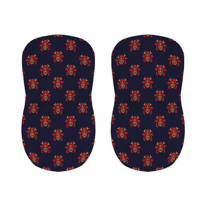 Japanese Samurai Pattern Print Bar Stool Covers