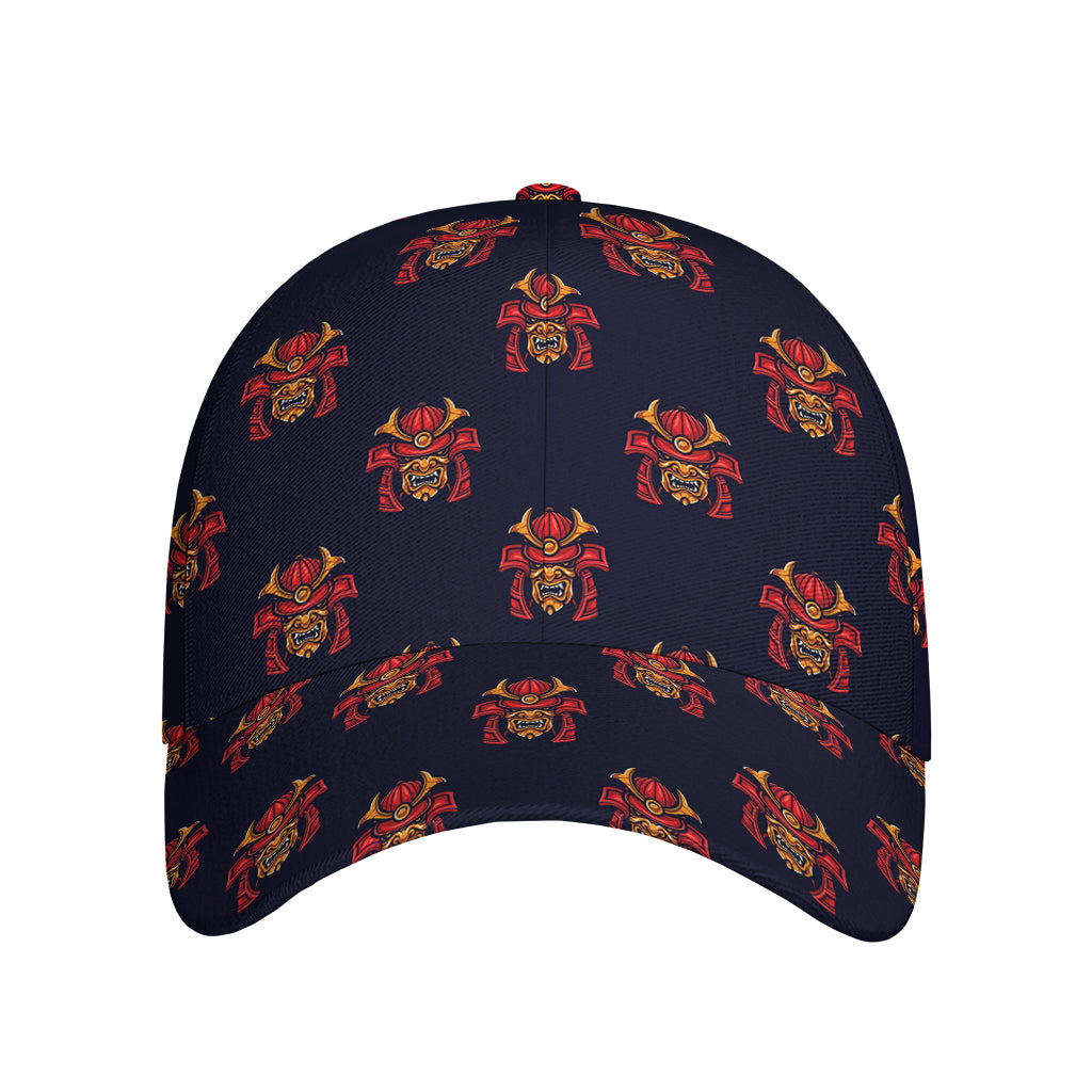 Japanese Samurai Pattern Print Baseball Cap