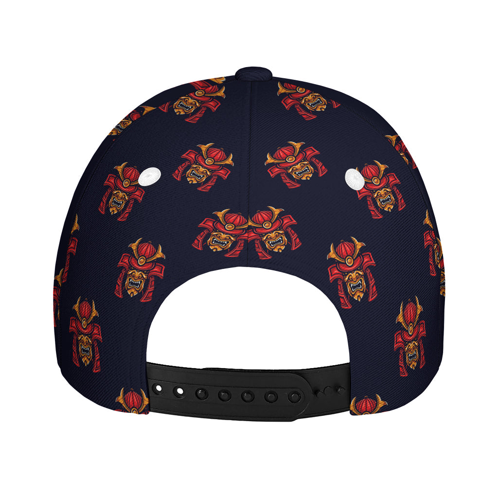 Japanese Samurai Pattern Print Baseball Cap