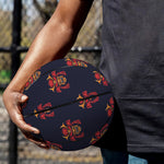 Japanese Samurai Pattern Print Basketball