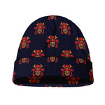 Japanese Samurai Pattern Print Beanie